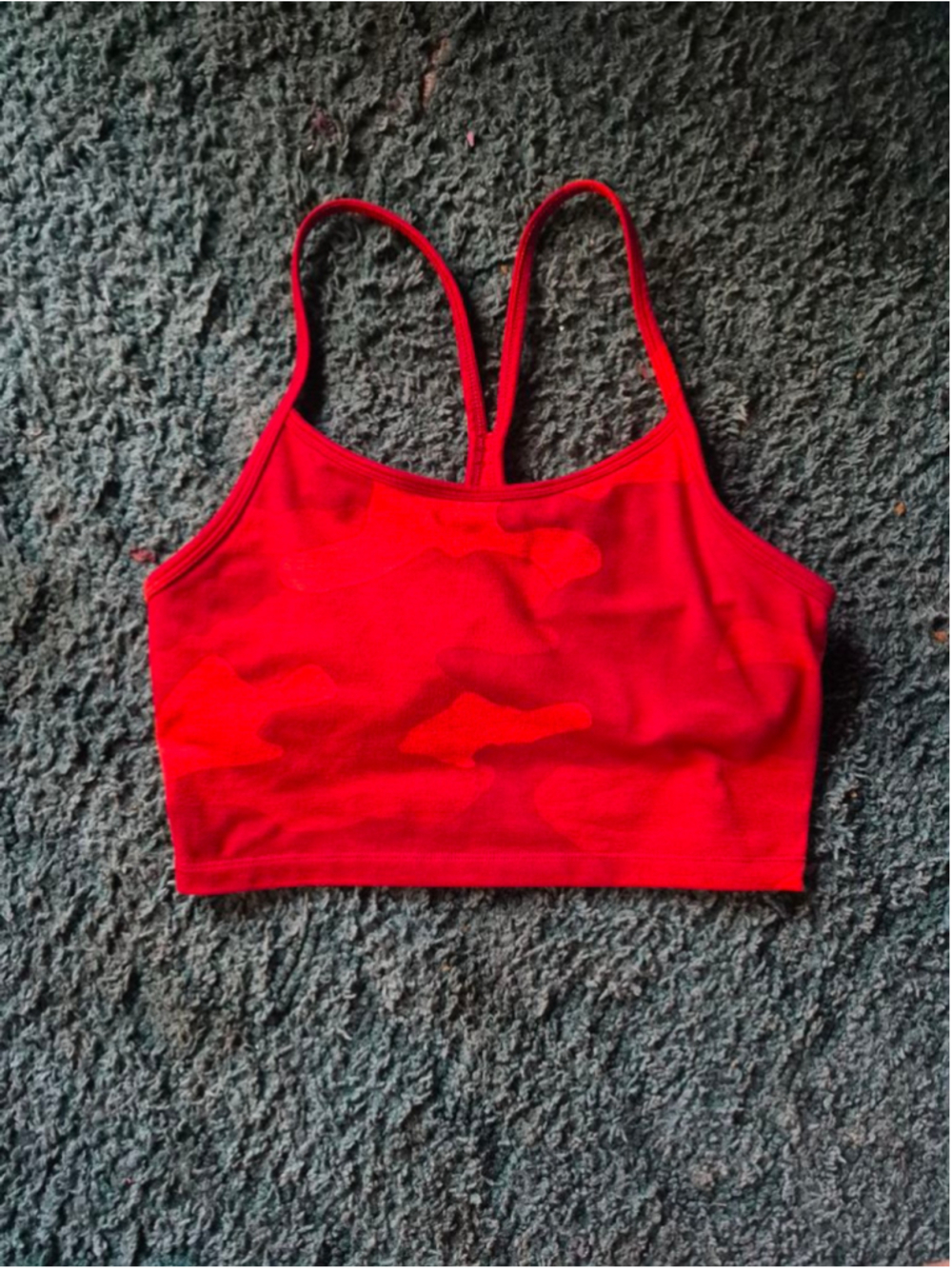 Offline by Aerie The Hugger Recharge Sports Bra Camo Print Size Small